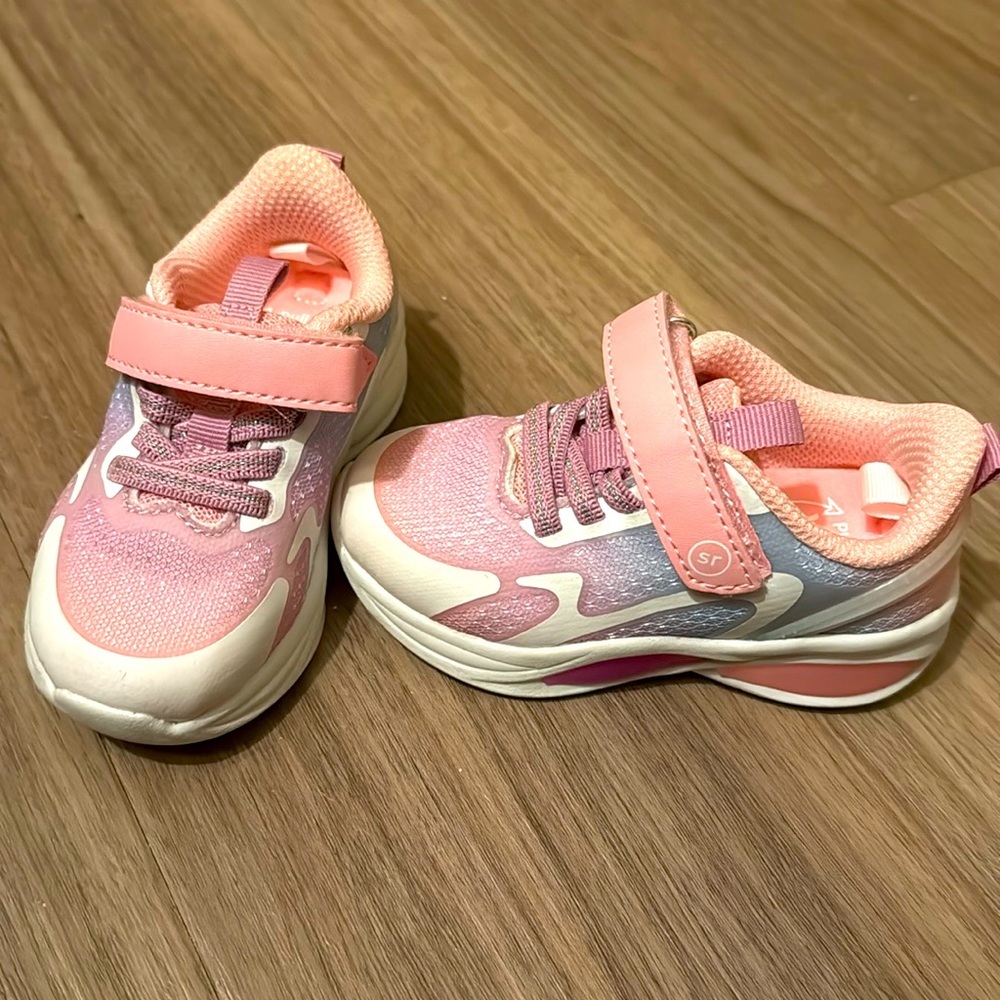 Pink Stride Rite 360 Little Girls Arlie Sneakers